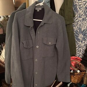 Barefoot Dreams Gray Shirt Jacket